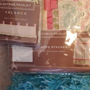 nip Kenneth brown baby valance diaper stacker